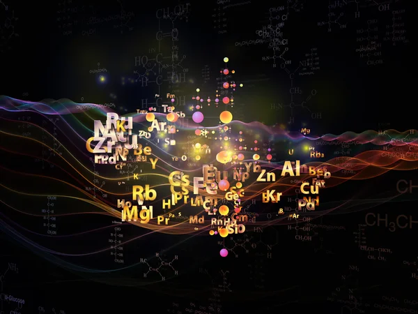 Chemie-Hintergrund — Stockfoto