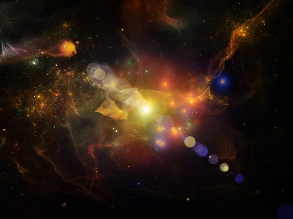 Evrenin unfolding — Stok fotoğraf