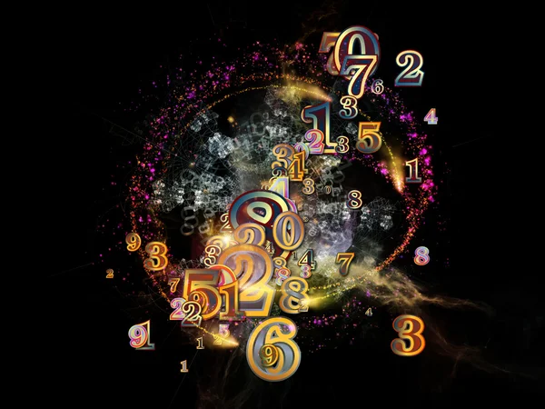 Evolving Numbers — Stock Photo, Image