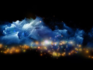 Worlds in fractal köpük