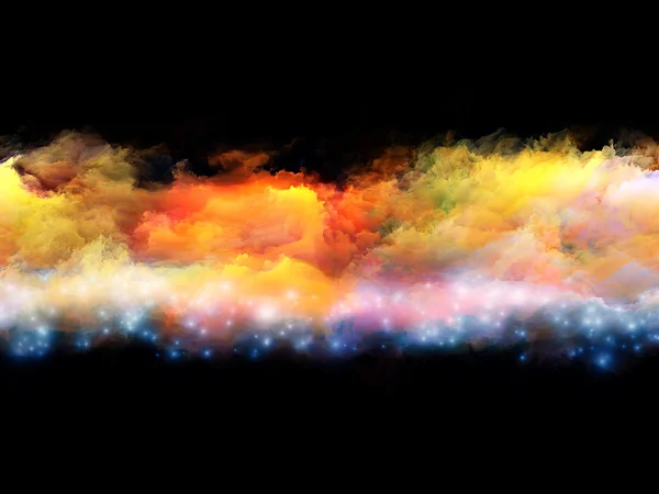 Nubes fractales coloridas —  Fotos de Stock