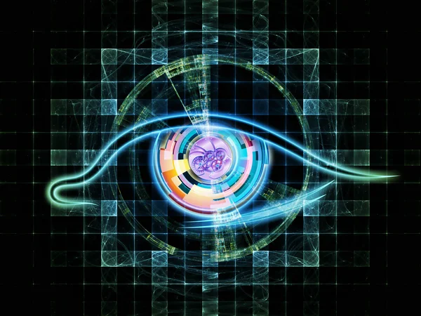 Fractal vision background — Stock Photo, Image