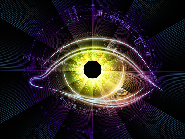 Abstract technology eye