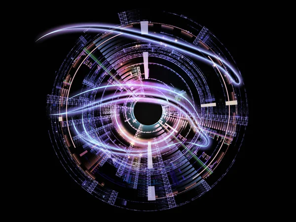 Eye of artificial intelligence — Stock Photo, Image