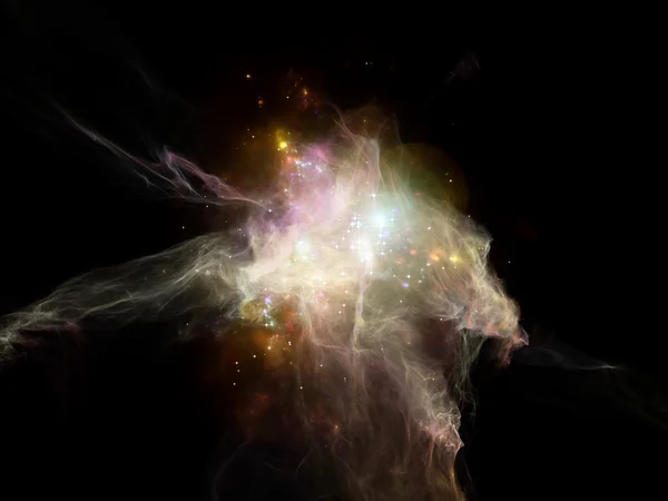Antecedentes das nebulosas — Fotografia de Stock