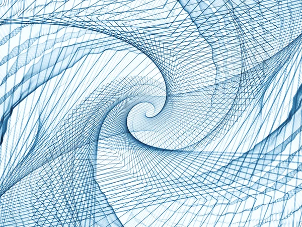 幾何学的渦 — ストック写真