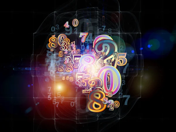 Number Evolution — Stock Photo, Image