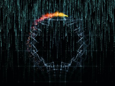 dijital akarsu arka plan