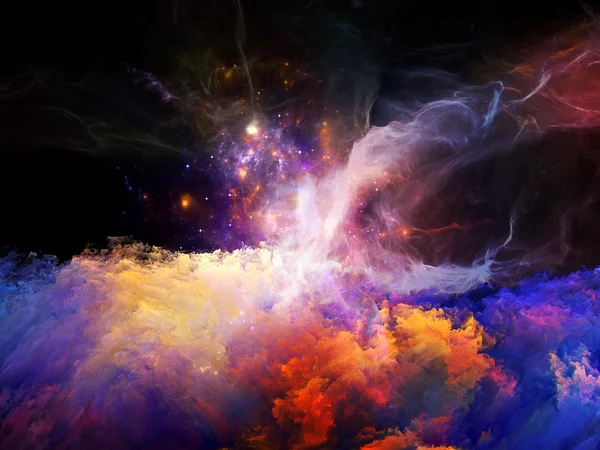 星雲の内面の生活 — ストック写真
