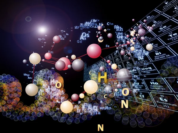 Juego de elementos químicos — Foto de Stock