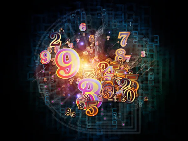 Number Motion — Stock Photo, Image