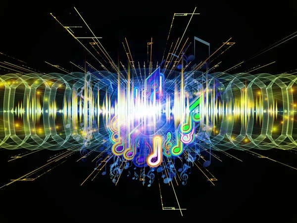 Energy of music — Stock Photo, Image