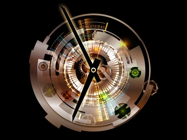 Сучасні годинникового механізму — стокове фото