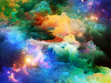 Fraktal boya kompozisyon