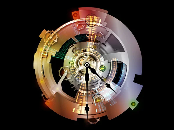 Sanal clockwork — Stok fotoğraf