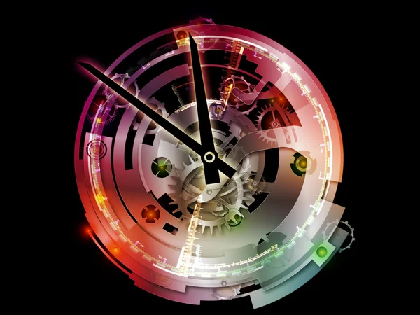 Paradigmas digitais do relógio — Fotografia de Stock
