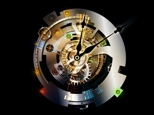 Visualización del reloj digital — Foto de Stock