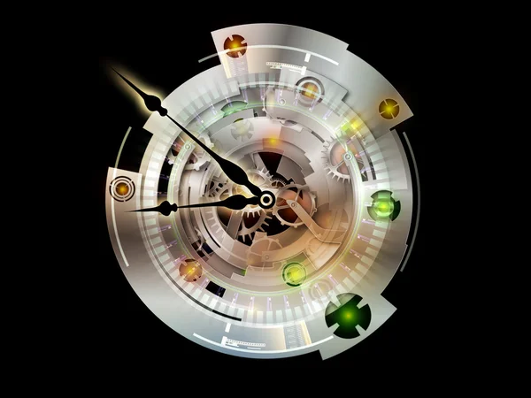 Numeric Vision of Clockwork — Stock Photo, Image
