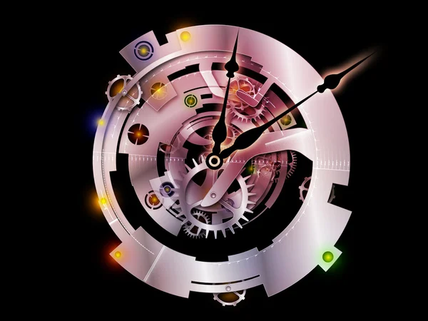 Oltre l'orologio — Foto Stock