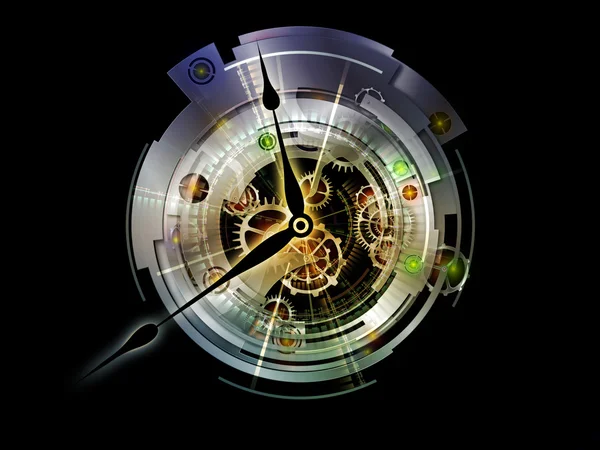 Oltre l'orologio — Foto Stock