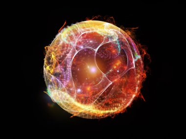 görselleştirme in fractal Küre