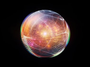 Işıklar in fractal Küre