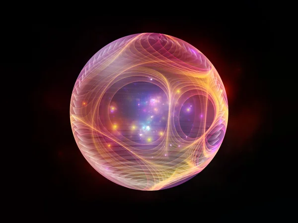 Élégance de la sphère fractale — Photo