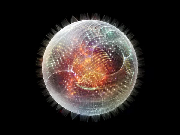 görselleştirme in fractal Küre