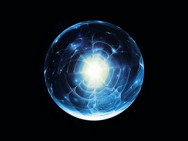 Fraktal küre zemin — Stok fotoğraf