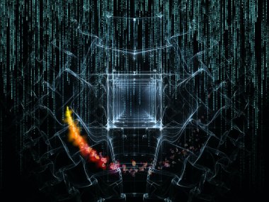 dijital akarsu arka plan