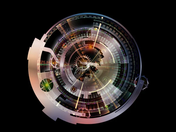 Clockwork Visualization — Stock Photo, Image