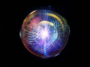Işıklar in fractal Küre