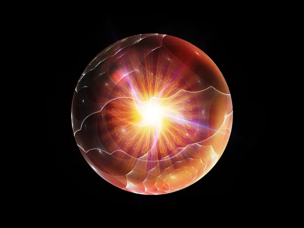 フラクタル球の抽象化 — ストック写真