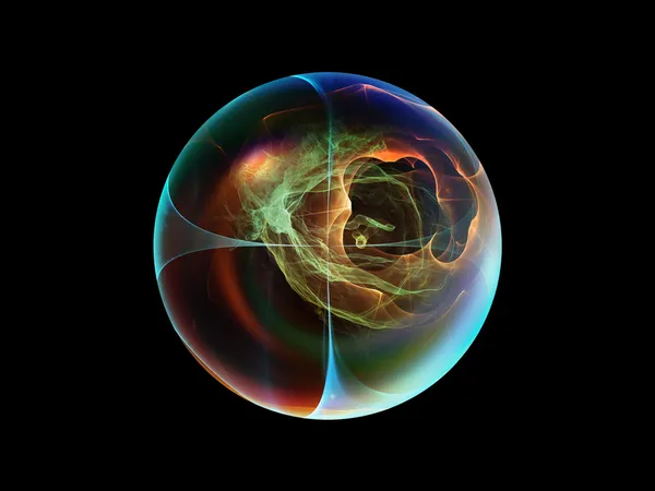 Bola fractal — Foto de Stock