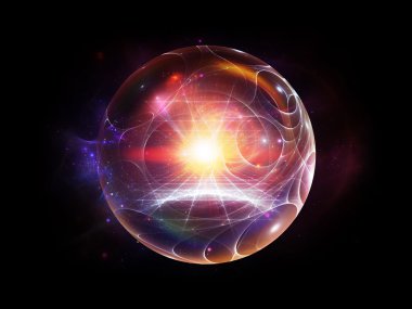 fraktal küre arka plan