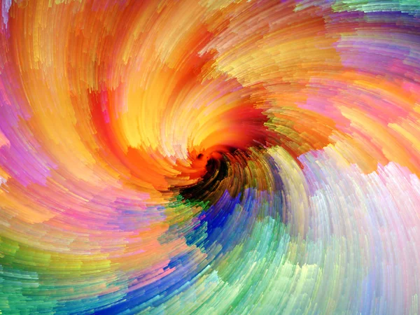 Digital Paint Vortex — Stock Photo, Image