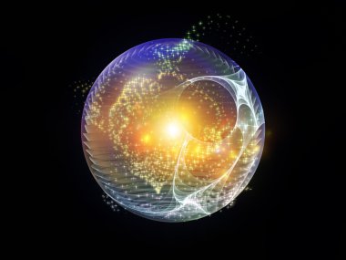 görselleştirme in fractal Küre