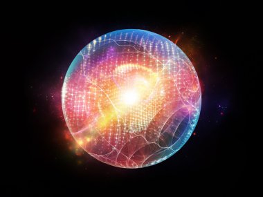 Işıklar in fractal Küre