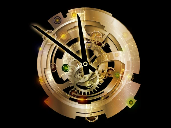 Horloge virtuelle — Photo