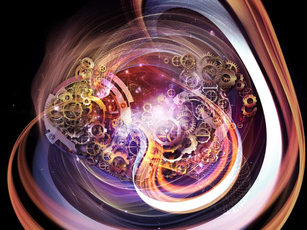 Gear Burst Abstraction — Stock Photo, Image