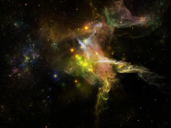 Boyalı evren — Stok fotoğraf