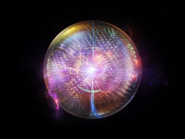görselleştirme in fractal Küre