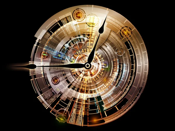 El complicado mecanismo del reloj —  Fotos de Stock