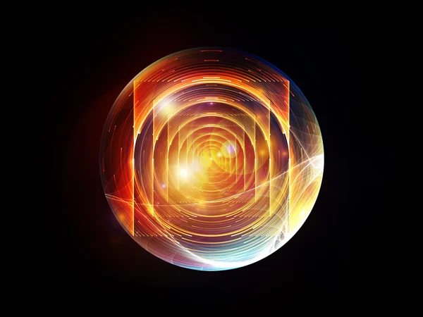 Arreglo de esfera fractal — Foto de Stock
