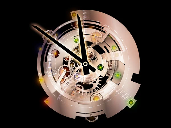 Visualization of Digital Clockwork — Stock Photo, Image