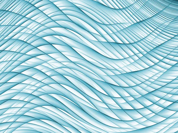 Пересекающиеся волны — стоковое фото