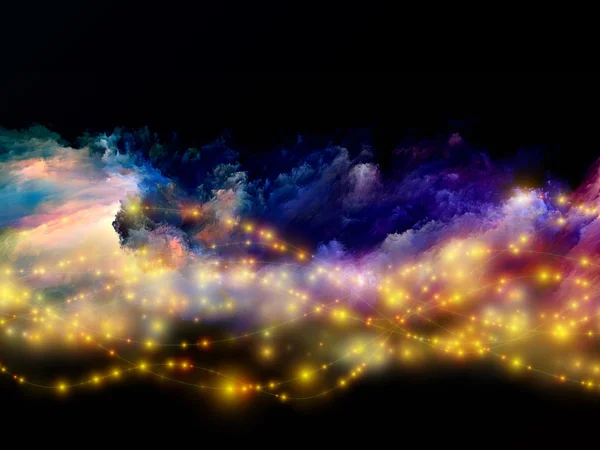 抽象的なカラフルな雲 — ストック写真