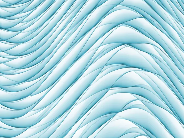 Sich überschneidende Wellen — Stockfoto