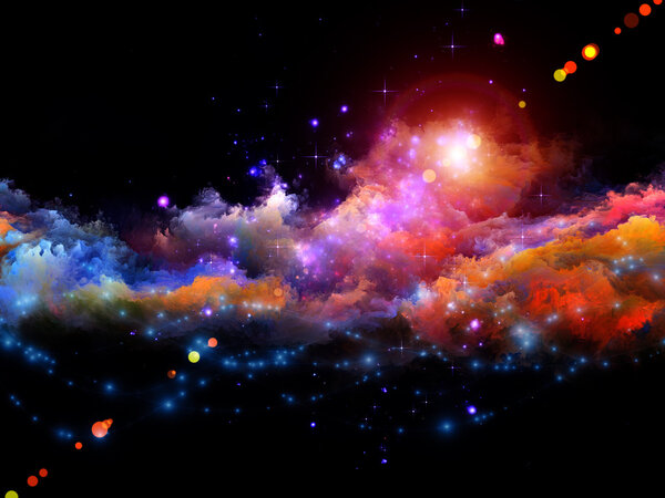 Абстрактные красочные облака
