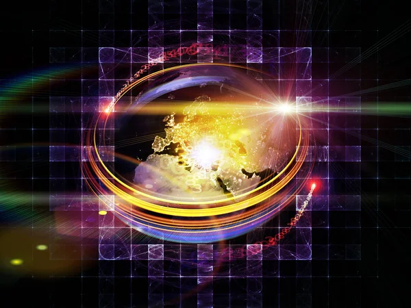 Earth Trails Arrangement — Stock Photo, Image